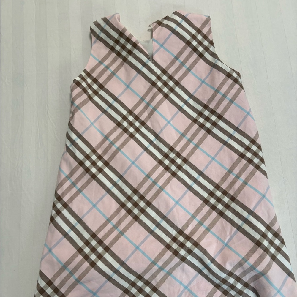 Burberry London Girls Pink Nova Check Dress – Size 4Y (4T) - Picture 2 of 4